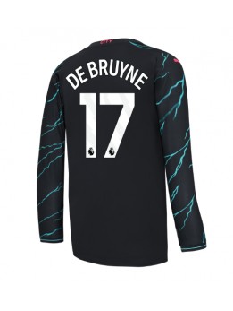 Manchester City Kevin De Bruyne #17 Replika Tredje Kläder 2023-24 Långärmad